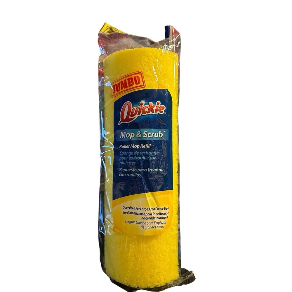 Quickie JUMBO Mop & Scrub Roller Mop Sponge Refill TYPE P Fits 055/055B Sealed